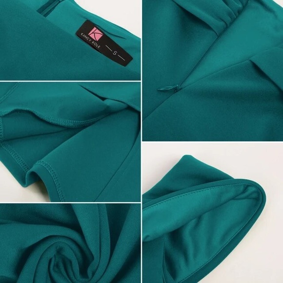 NEW Kancy Kole Green Formal Dress Womens Size XL - Picture 3 of 11